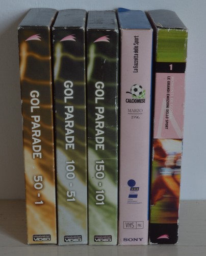 Lotto stock vhs - vhs, calcio