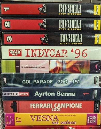 Lotto vhs sport ferrari f1 - 7,